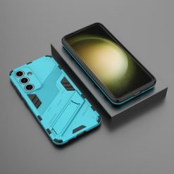 Odolný Kryt Punk armor case modrý – Samsung Galaxy S24 FE | Levné Kryty | Levné Kryty | Levné Kryty