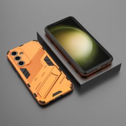 Odolný Kryt Punk armor case oranžový – Samsung Galaxy S24 FE | Levné Kryty | Levné Kryty | Levné Kryty