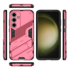 Alternative view of Odolný Kryt Punk armor case růžový – Samsung Galaxy S24 FE