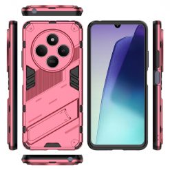 Odolný Kryt Punk armor case růžový – Xiaomi Redmi 14C / Poco C75 | Levné Kryty | Levné Kryty | Levné Kryty