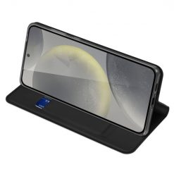 Peněženkové pouzdro Dux Ducis Skin Pro černé – Samsung Galaxy S24 FE | Levné Kryty | Levné Kryty | Levné Kryty