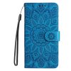 Peněženkové pouzdro Embossing Pattern Slunečnice fialové – Honor X6b | Levné Kryty | Levné Kryty | Levné Kryty