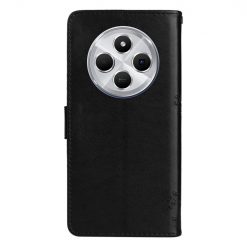 Alternative view of Peněženkové pouzdro Embossing Pattern Strom a kočka černé – Xiaomi Redmi 14C / Poco C75