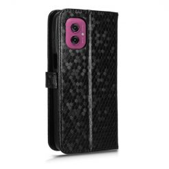 Alternative view of Peněženkové pouzdro Honeycomb Dot Texture Case černé – Motorola Moto G55 5G
