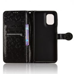 Peněženkové pouzdro Honeycomb Dot Texture Case černé – Motorola Moto G55 5G | Levné Kryty | Levné Kryty | Levné Kryty