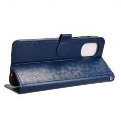 Peněženkové pouzdro Honeycomb Dot Texture Case modré – Motorola Moto G55 5G | Levné Kryty | Levné Kryty | Levné Kryty