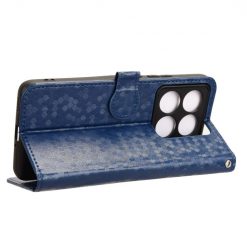 Alternative view of Peněženkové pouzdro Honeycomb Dot Texture Case modré – Xiaomi 14T