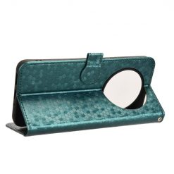Peněženkové pouzdro Honeycomb Dot Texture Case zelené – Xiaomi Redmi 14C / Poco C75 | Levné Kryty | Levné Kryty | Levné Kryty