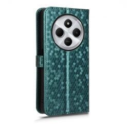 Peněženkové pouzdro Honeycomb Dot Texture Case zelené – Xiaomi Redmi 14C / Poco C75 | Levné Kryty | Levné Kryty | Levné Kryty