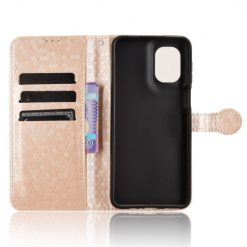 Peněženkové pouzdro Honeycomb Dot Texture Case zlaté – Motorola Moto G55 5G | Levné Kryty | Levné Kryty | Levné Kryty