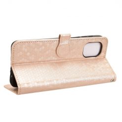 Peněženkové pouzdro Honeycomb Dot Texture Case zlaté – Motorola Moto G55 5G | Levné Kryty | Levné Kryty | Levné Kryty