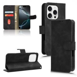 Peněženkové pouzdro Solid černé – Apple iPhone 16 Pro | Levné Kryty | Levné Kryty | Levné Kryty