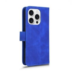 Peněženkové pouzdro Solid modré – Apple iPhone 16 Pro Max | Levné Kryty | Levné Kryty | Levné Kryty