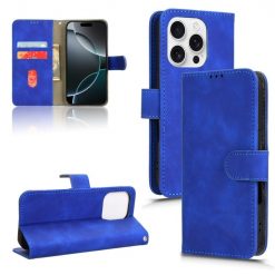 Peněženkové pouzdro Solid modré – Apple iPhone 16 Pro Max | Levné Kryty | Levné Kryty | Levné Kryty