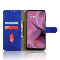 Peněženkové pouzdro Solid modré – Motorola Moto G55 5G | Levné Kryty | Levné Kryty | Levné Kryty