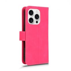 Peněženkové pouzdro Solid růžové – Apple iPhone 16 Pro Max | Levné Kryty | Levné Kryty | Levné Kryty