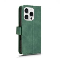 Peněženkové pouzdro Solid zelené – Apple iPhone 16 Pro | Levné Kryty | Levné Kryty | Levné Kryty
