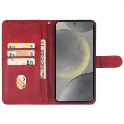Peněženkové pouzdro Splendid case červené – Samsung Galaxy S24 FE | Levné Kryty | Levné Kryty | Levné Kryty
