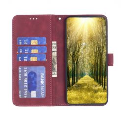 Samsung Galaxy A16 4G/5G Knížkové pouzdro Rhombus červené | Levné Kryty | Levné Kryty | Levné Kryty