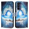 Samsung Galaxy A16 4G/5G Knížkové pouzdro Trendy Cross case Modrý motyl | Levné Kryty | Levné Kryty | Levné Kryty