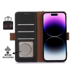 Samsung Galaxy A16 4G/5G Peněženkové pouzdro RFID Leather case černé | Levné Kryty | Levné Kryty | Levné Kryty