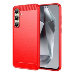 Zadní kryt Carbon červený – Samsung Galaxy S24 FE