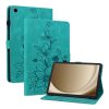 Knížkové pouzdro Embossing Pattern Lilie hnědé – Samsung Galaxy Tab A9+ / A11+ | Levné Kryty | Levné Kryty | Levné Kryty