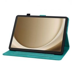 Knížkové pouzdro Embossing Pattern Lilie zelené – Samsung Galaxy Tab A9+ / A11+ | Levné Kryty | Levné Kryty | Levné Kryty