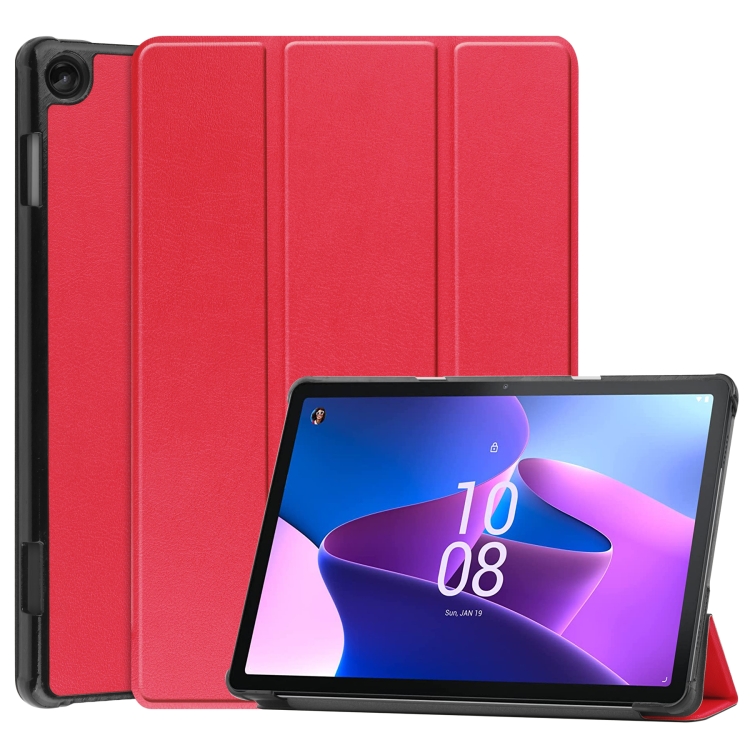 Knížkové pouzdro Pure case červené – Lenovo Tab M10 (3rd Gen) | Levné Kryty | Levné Kryty | Levné Kryty