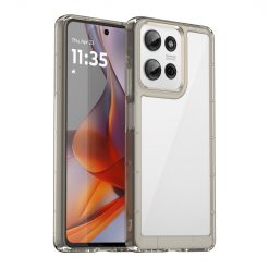 Ochranný kryt Colorful Acrylic case transparentno-šedý – Motorola Moto G75 5G