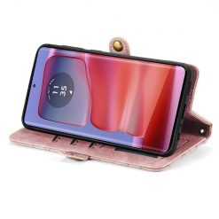 Peněženkové pouzdro Purse case růžové – Motorola Moto G75 5G | Levné Kryty | Levné Kryty | Levné Kryty