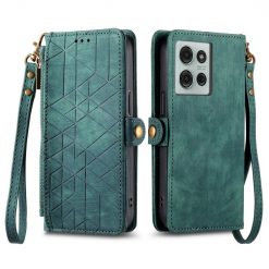 Peněženkové pouzdro Purse case zelené – Motorola Moto G75 5G | Levné Kryty | Levné Kryty | Levné Kryty