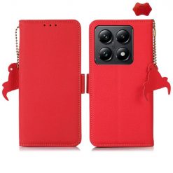 Peněženkové pouzdro RFID Leather case červené – Xiaomi 14T | Levné Kryty | Levné Kryty | Levné Kryty