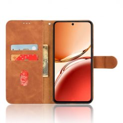 Peněženkové pouzdro Solid hnědé – Oppo Reno 12 FS | Levné Kryty | Levné Kryty | Levné Kryty