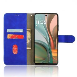 Peněženkové pouzdro Solid modré – Motorola Moto G75 5G | Levné Kryty | Levné Kryty | Levné Kryty