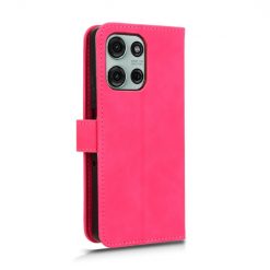 Peněženkové pouzdro Solid růžové – Motorola Moto G75 5G | Levné Kryty | Levné Kryty | Levné Kryty
