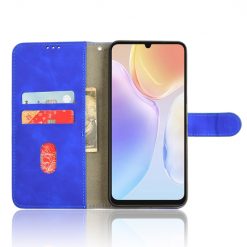Peněženkové pouzdro Solid modré – Ulefone Note 20 Pro | Levné Kryty | Levné Kryty | Levné Kryty