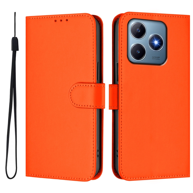 Peněženkové pouzdro Solid oranžové – Realme C61 / C63 | Levné Kryty | Levné Kryty | Levné Kryty