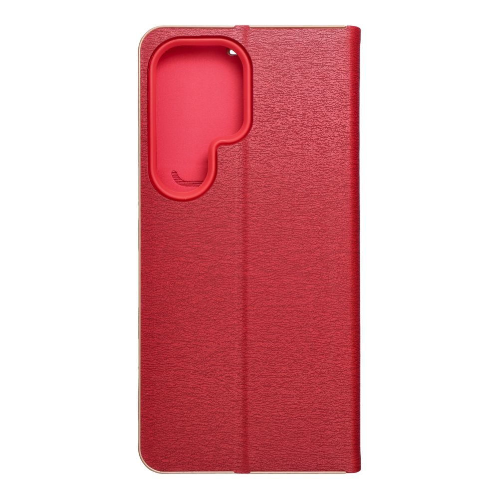 Knížkové pouzdro Luna Book červené – Samsung Galaxy S25 Ultra | Levné Kryty | Levné Kryty | Levné Kryty