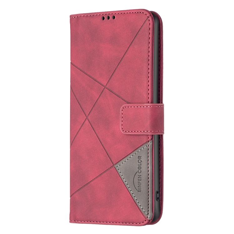 Knížkové pouzdro Rhombus červené – Infinix Hot 50 5G | Levné Kryty | Levné Kryty | Levné Kryty