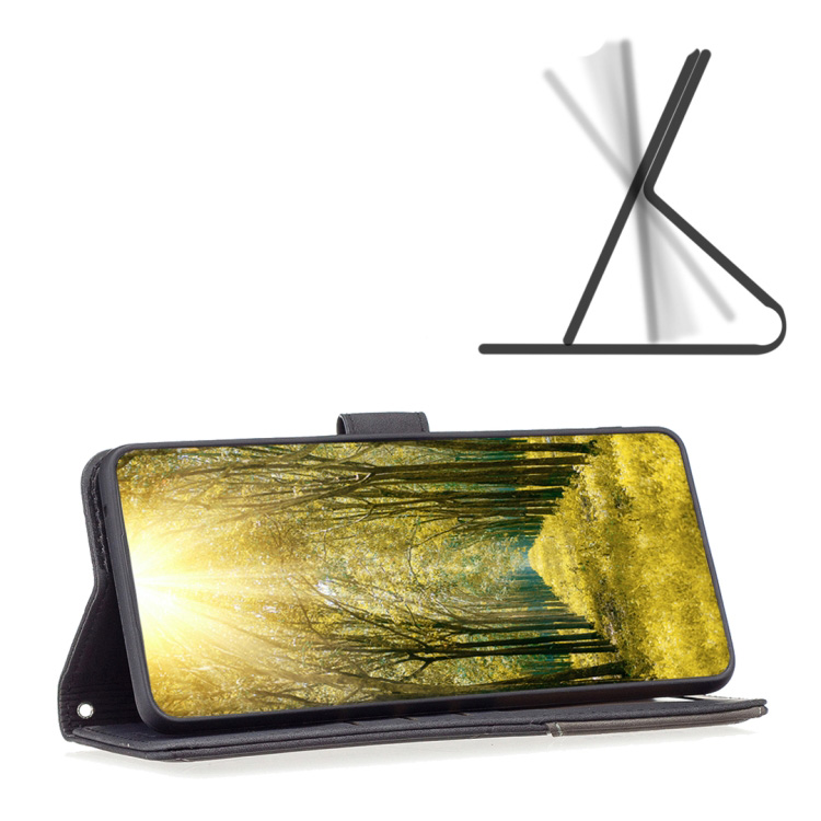Knížkové pouzdro Rhombus černé – Infinix Hot 50 5G | Levné Kryty | Levné Kryty | Levné Kryty