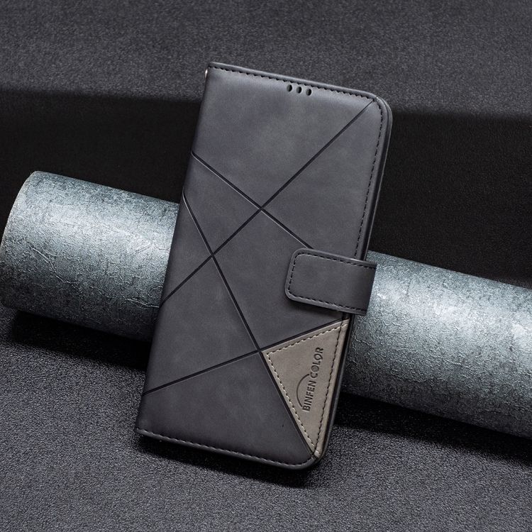 Knížkové pouzdro Rhombus černé – Infinix Hot 50 5G | Levné Kryty | Levné Kryty | Levné Kryty