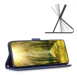 Knížkové pouzdro Rhombus modré – Infinix Hot 50 5G | Levné Kryty | Levné Kryty | Levné Kryty