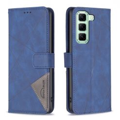 Knížkové pouzdro Rhombus modré – Infinix Hot 50 5G | Levné Kryty | Levné Kryty | Levné Kryty
