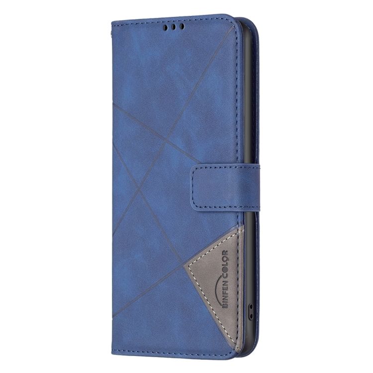 Knížkové pouzdro Rhombus modré – Infinix Hot 50 5G | Levné Kryty | Levné Kryty | Levné Kryty