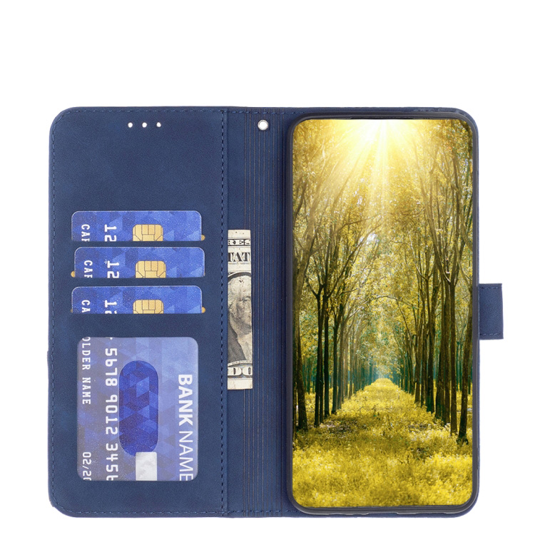 Knížkové pouzdro Rhombus modré – Infinix Hot 50 5G | Levné Kryty | Levné Kryty | Levné Kryty
