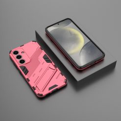 Alternative view of Odolný Kryt Punk armor case růžový – Samsung Galaxy S25
