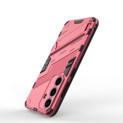 Odolný Kryt Punk armor case růžový – Samsung Galaxy S25 | Levné Kryty | Levné Kryty | Levné Kryty