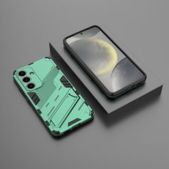 Alternative view of Odolný Kryt Punk armor case zelený – Samsung Galaxy S25