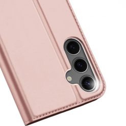 Peněženkové pouzdro Dux Ducis Skin Pro růžové – Samsung Galaxy S25+ (S25 Plus) | Levné Kryty | Levné Kryty | Levné Kryty